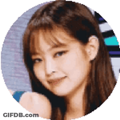 Jennie Kim Eye Wink GIF