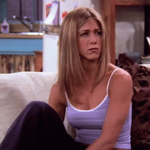 Jennifer Aniston Doubting Reaction GIF
