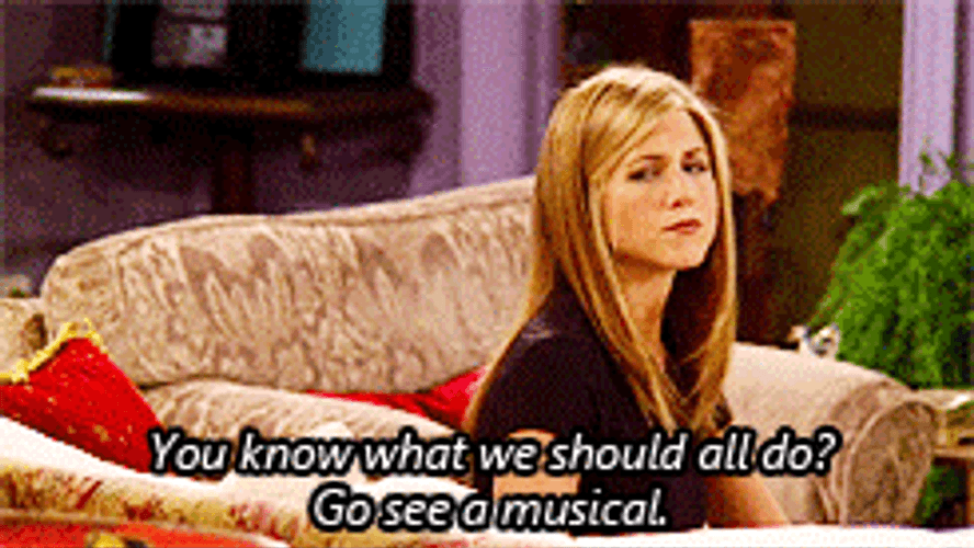 Jennifer Aniston Friends Musical GIF