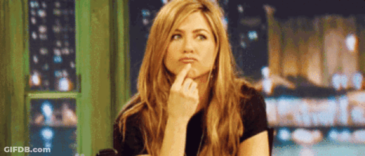 Jennifer Aniston Nodding Hmm GIF