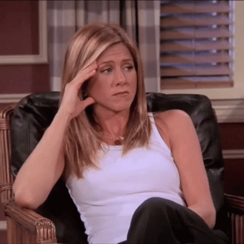 Jennifer Aniston Sad Head Shake GIF