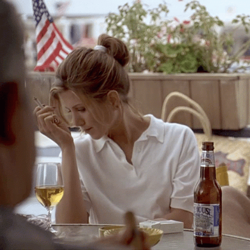 Jennifer Anniston Smoking GIF
