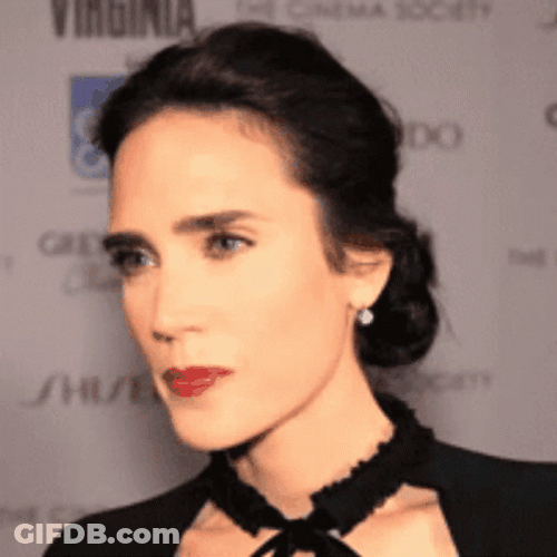 Jennifer Connelly During An Interview GIF