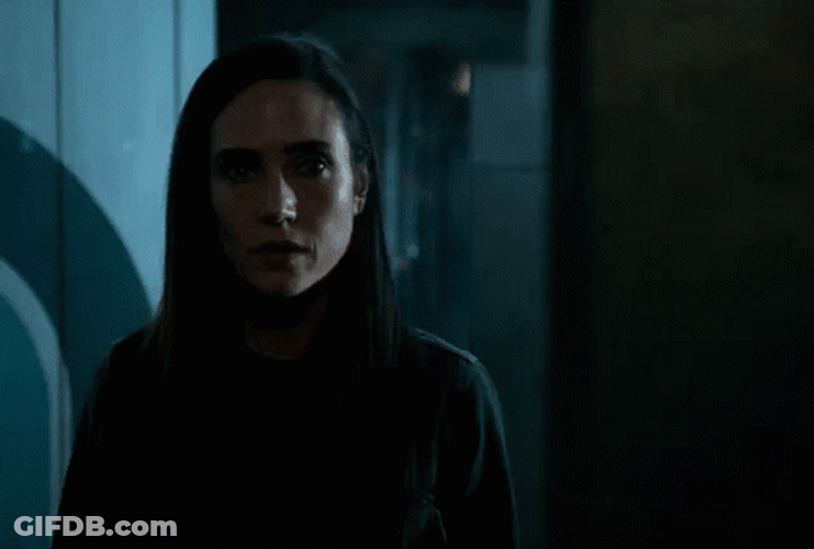 Jennifer Connelly Entering A Dark Room GIF