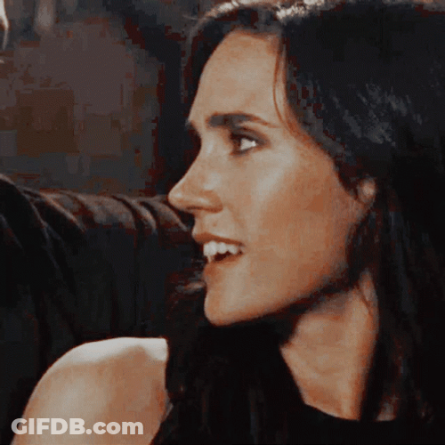 Jennifer Connelly Flirtatious Smile GIF
