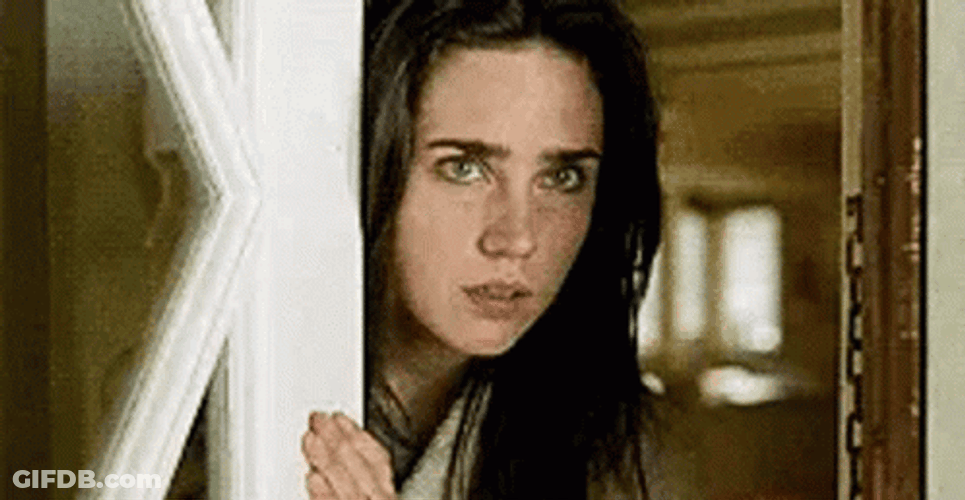 Jennifer Connelly Opening A Door GIF