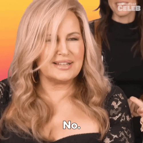 Jennifer Coolidge Saying No GIF