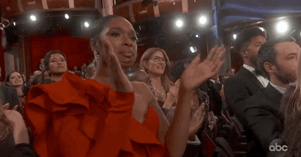 Jennifer Hudson Oscars Happy Tears GIF