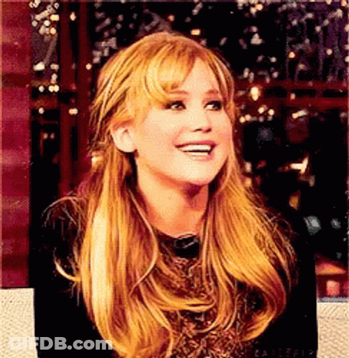 Jennifer Lawrence Beautiful Smile GIF