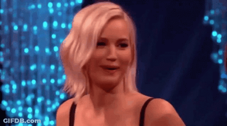 Jennifer Lawrence Hysterical Laughter GIF