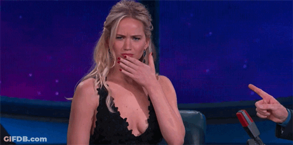 Jennifer Lawrence Interested GIF