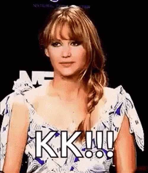 Jennifer Lawrence Ok Lazy Respond GIF