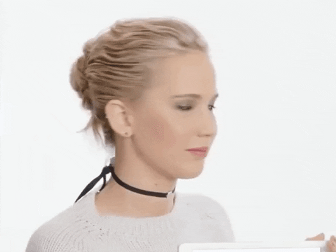 Jennifer Lawrence Ok Shaking Head GIF