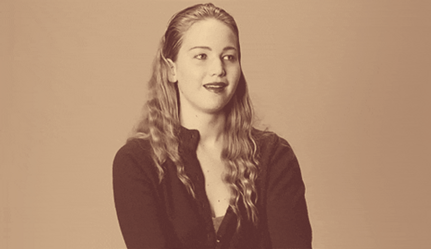 Jennifer Lawrence Ok Tongue Out GIF
