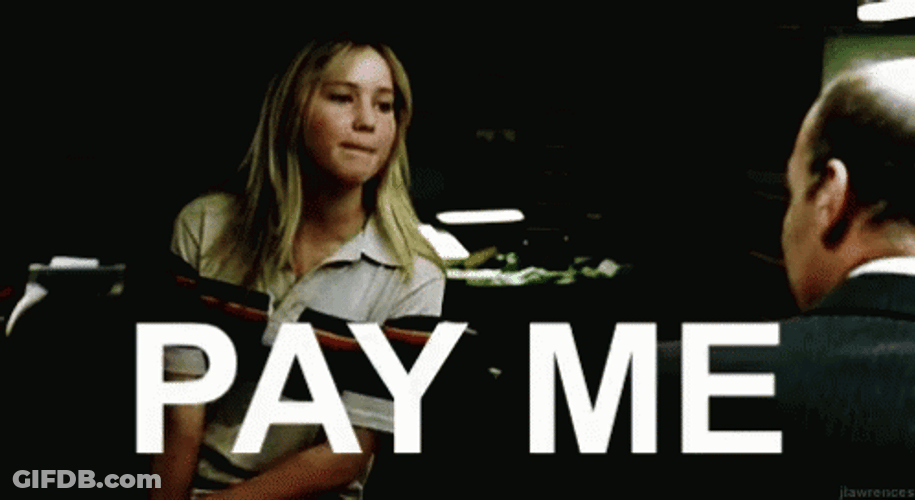 Jennifer Lawrence Pay Me GIF