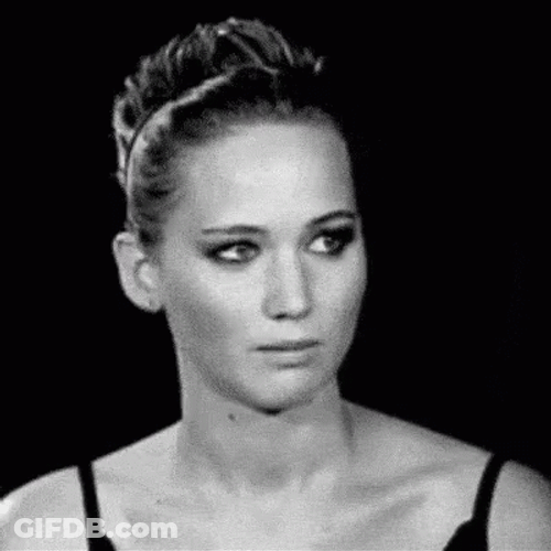 Jennifer Lawrence Sad Face GIF