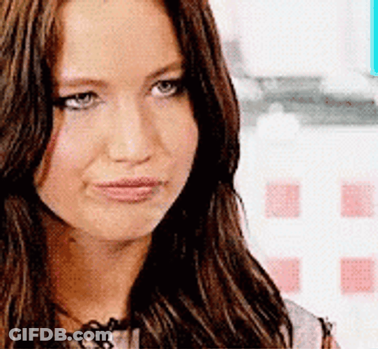 Jennifer Lawrence Side Pout GIF
