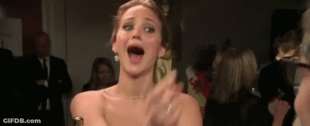 Jennifer Lawrence Silly Face GIF