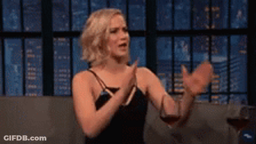 Jennifer Lawrence Whoa Slow Down GIF