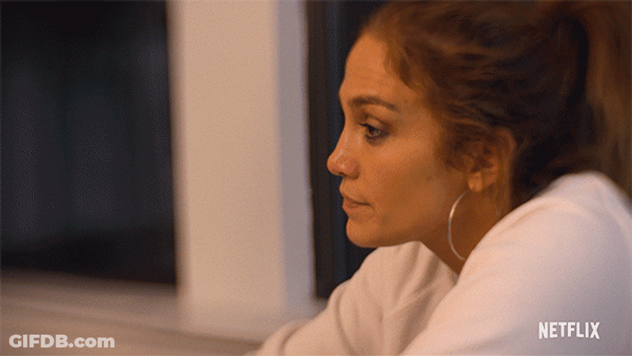 Jennifer Lopez Head Down Blushing Smiling GIF