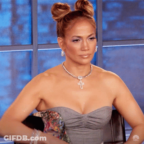 Jennifer Lopez Serious Face GIF