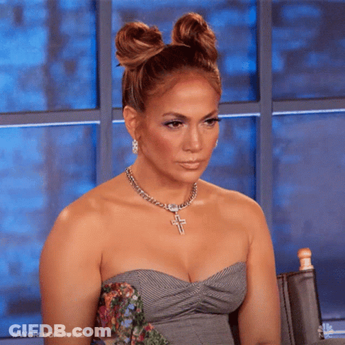 Jennifer Lopez Silly Reaction GIF