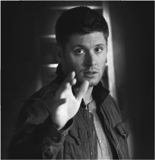 Jensen Ackles American Actor Black And White GIF