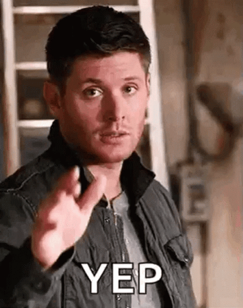 Jensen Ackles American Actor Point Wink Yep GIF