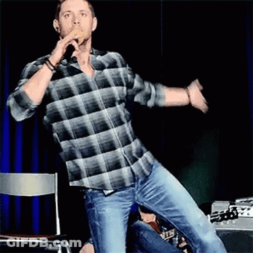 Jensen Ackles American Actor Stage Sing Dance GIF