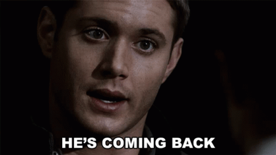 Jensen Ackles Saying Hes Back GIF