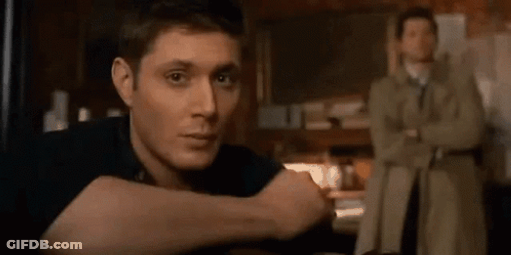 Jensen Ackles Supernatural Dean Winchester Gag GIF