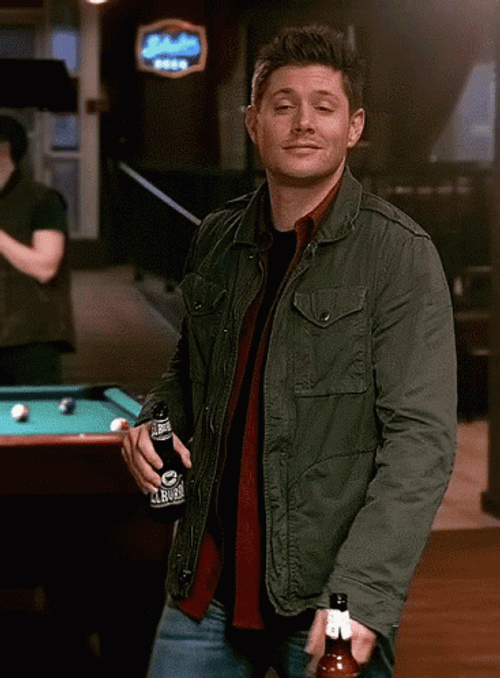 Jensen Ackles Supernatural Drunk Walk GIF