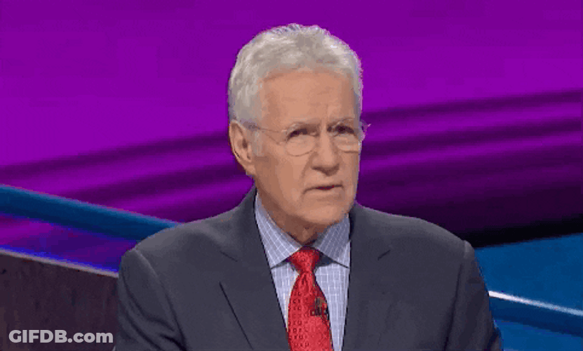 Jeopardy Alex Trebek Don't Like Preemptions GIF
