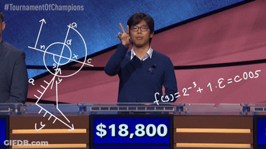 Jeopardy Genius Mind Calculation GIF