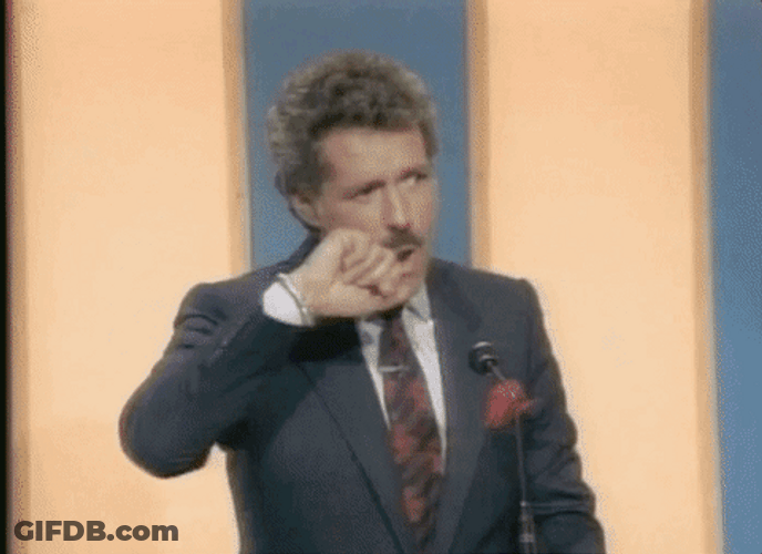 Jeopardy Host Alex Trebek Video Compilation GIF