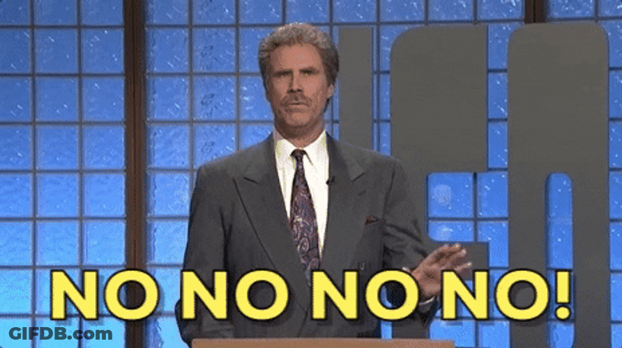 Jeopardy Parody Will Ferrell No GIF