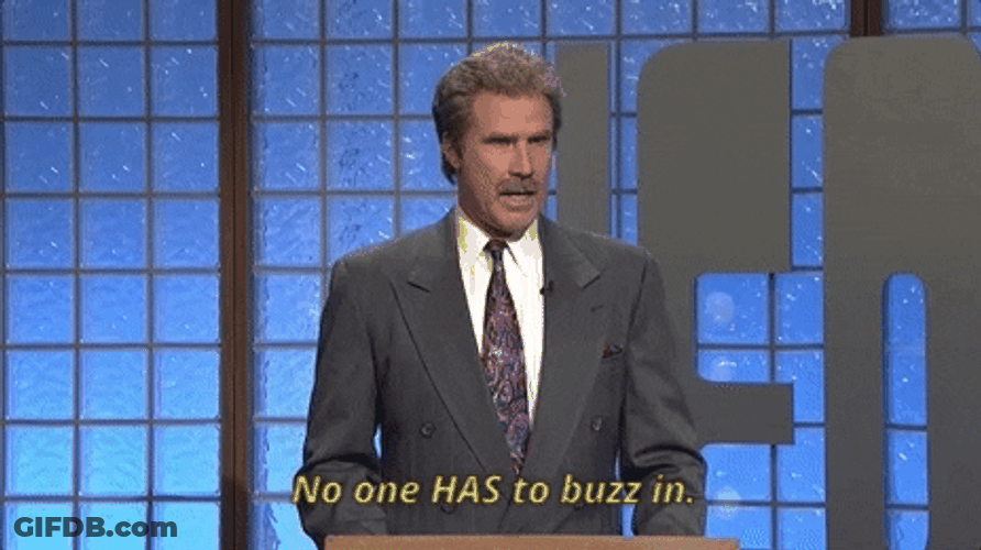 Jeopardy Will Ferrel Alex Trebek Parody GIF