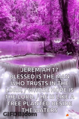 Jeremiah 17 Blessed Is The Man Who Trusts In The Lord GIF