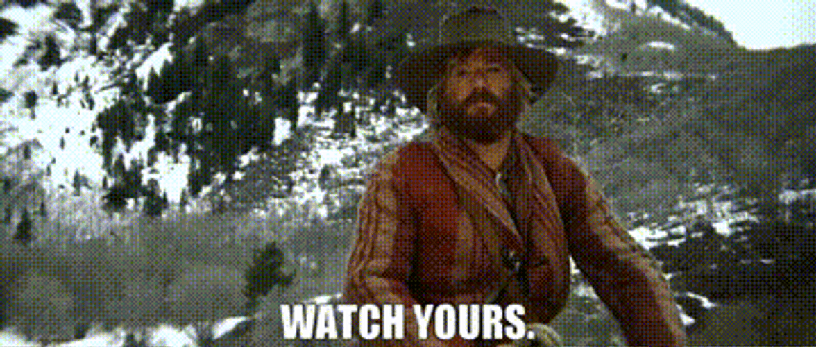 Jeremiah Johnson Cowboy Horse Warning GIF