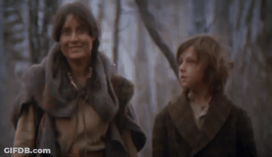 Jeremiah Johnson Swan Caleb Smile Mountain GIF