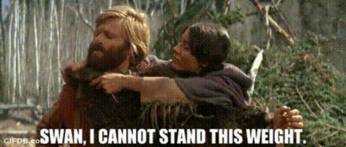 Jeremiah Johnson Swan Putting Heavy Coat GIF