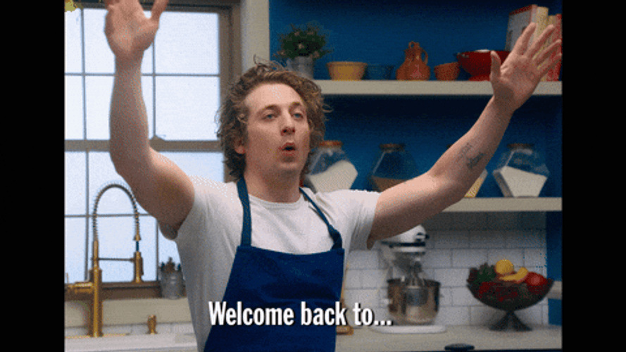 Jeremy Allen White Finger Pointing The Bear GIF