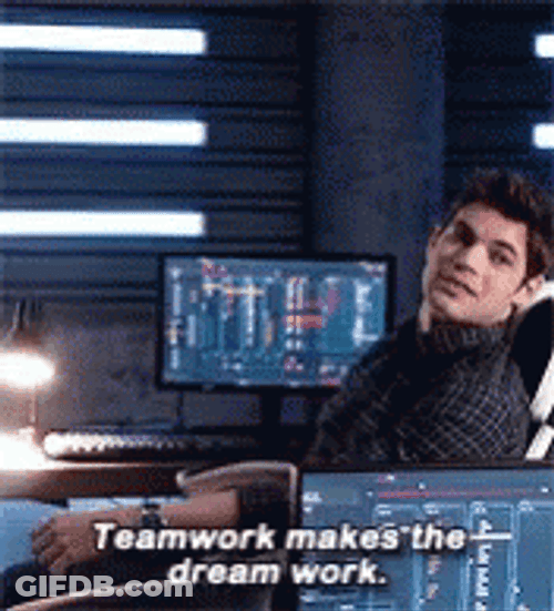 Jeremy Jordan Team Work Makes The Dream Work GIF
