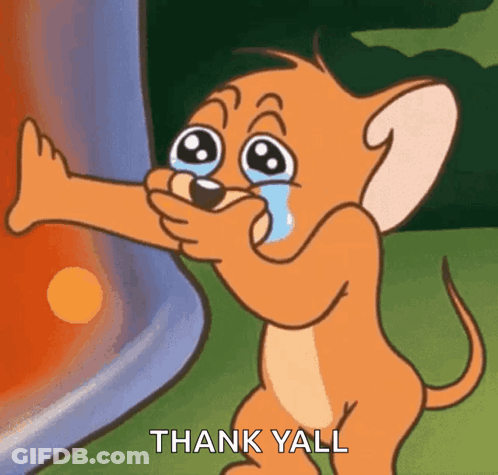 Jerry Crying Holding Stick In Mouth GIF
