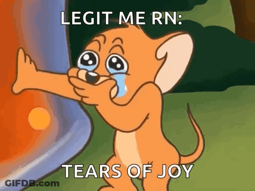 Jerry Crying Tears Of Joy GIF
