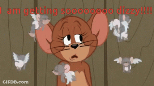 Jerry Flying Mice I Am Getting Sooooooo Dizzy GIF