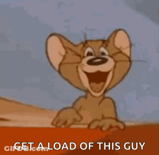 Jerry From Tom And Jerry Is Giving A Thumbs Up And Pointing . GIF