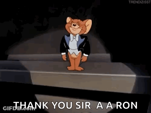 Jerry From Tom And Jerry Saying Thank You GIF