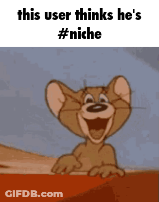 Jerry From Tom And Jerry Smiling This User Thinks He's #Niche GIF