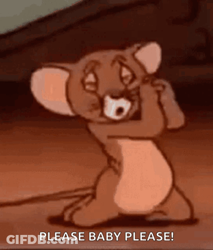 Jerry Kneeling Saying Please Baby Please GIF